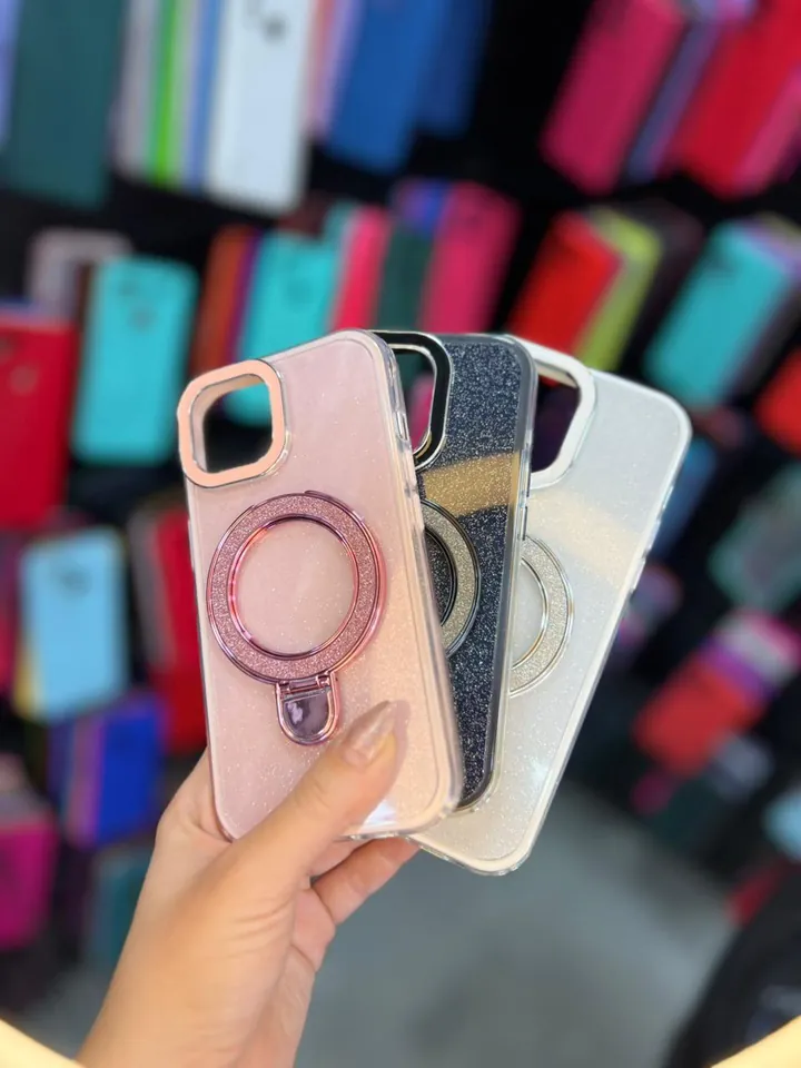 Capas com brilho e suporte